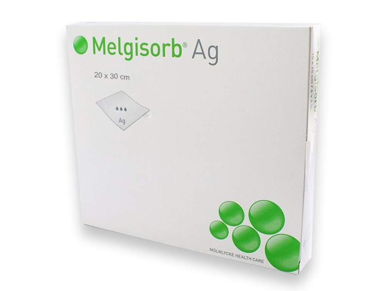 Melgisorb AG 20x30 cm 1x5 ks