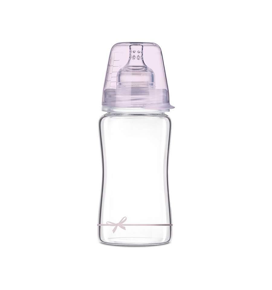 Lovi Kojenecká láhev - Diamond Glass 250ml 3m+ Baby Shower girl
