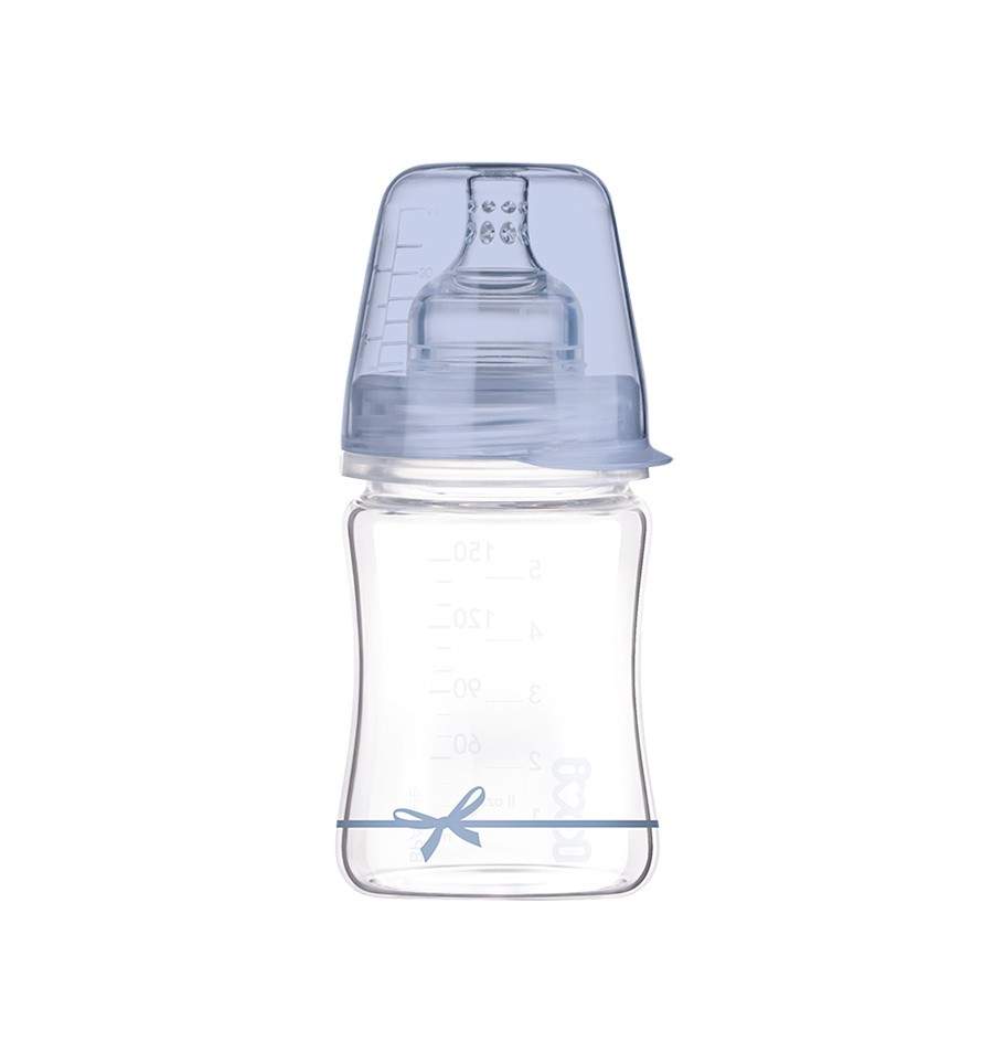Lovi Kojenecká láhev - Diamond Glass 150ml 0m+ Baby Shower boy