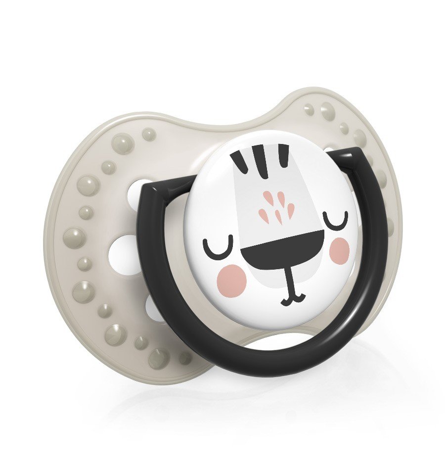 Lovi dynamický utišující dudlík SALT&PEPPER 6-18m 2 ks
