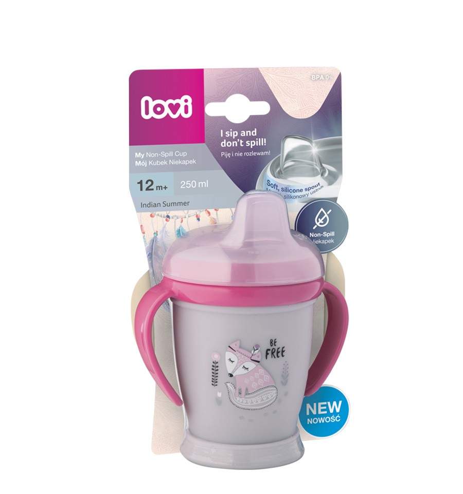 Lovi netekoucí hrnek Junior Indian Summer 250 ml 12m+ holka