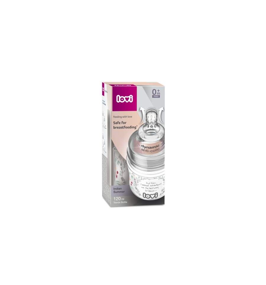 Lovi kojenecká láhev Trends Indian Summer 120 ml 0 m+