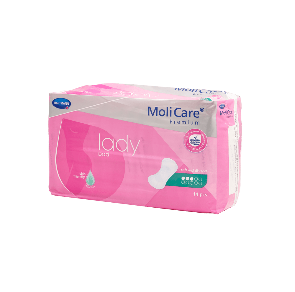 Inkontinenční vložky MoliCare Premium lady pad 3 kapky, 14ks Inkontinenční vložky MoliCare Premium lady pad 3 kapky, 14ks