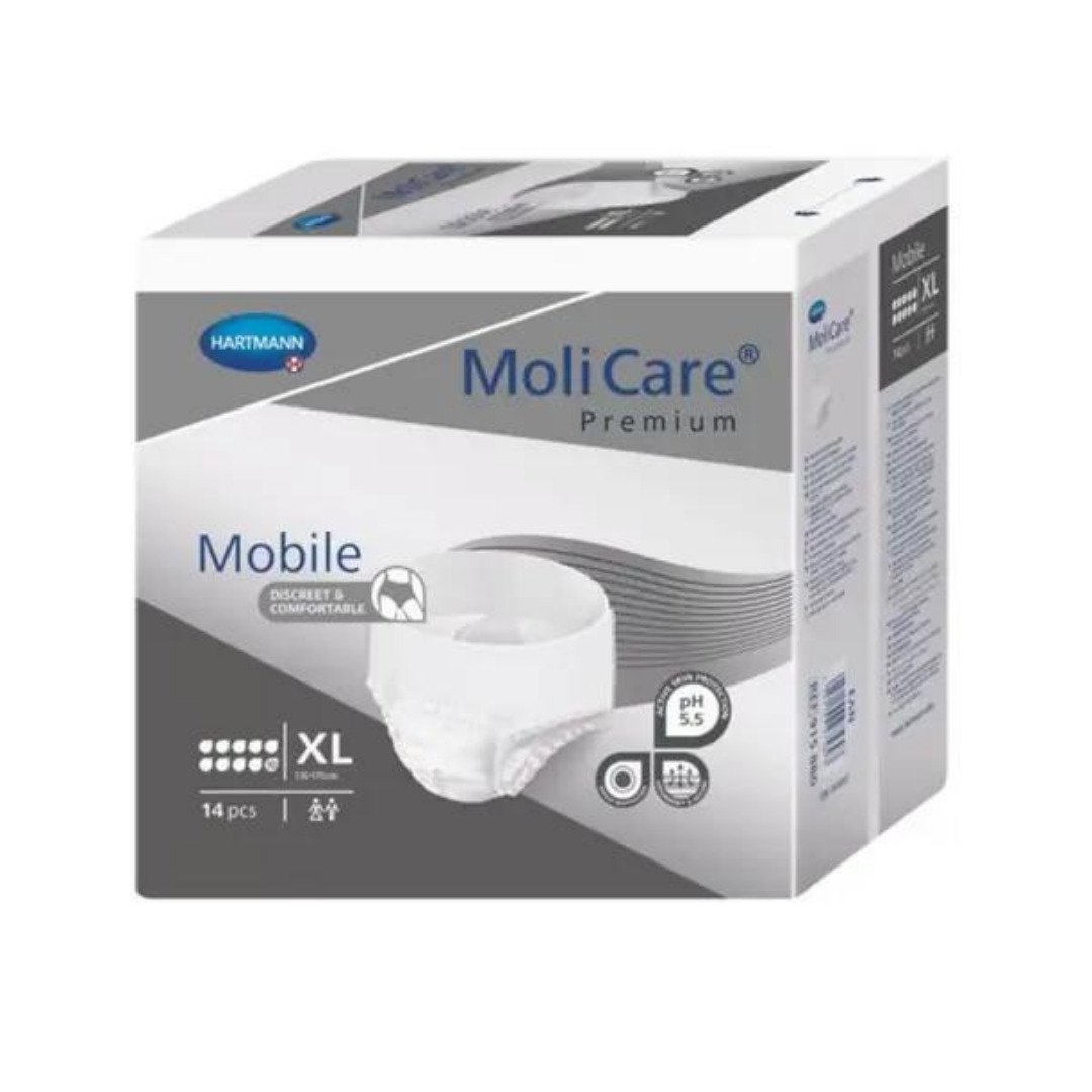KALHOTKY NAVLÉKACÍ MOLICARE MOBILE 10 KAPEK XL