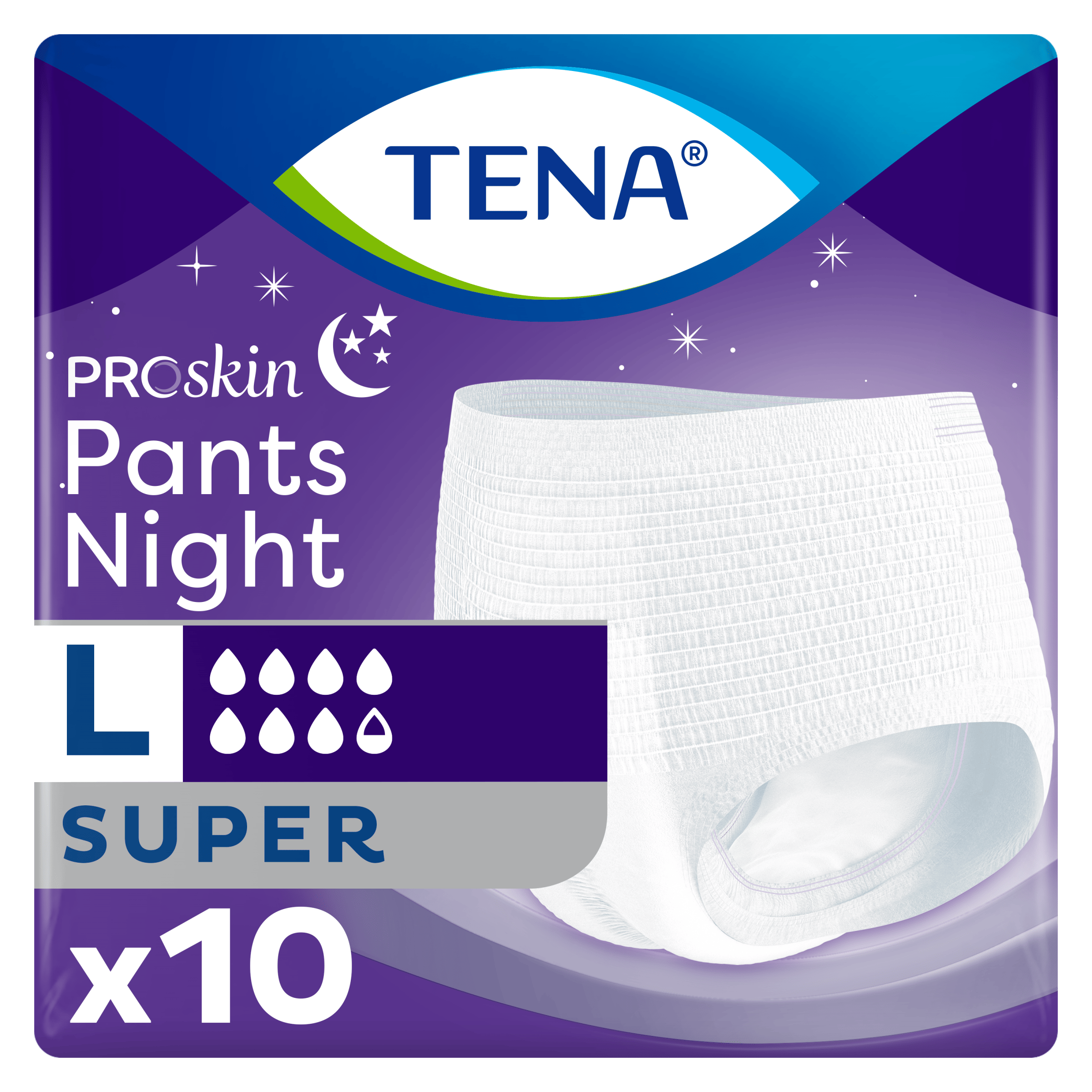 TENA PANTS NIGHT SUPER LARGE TENA PANTS NIGHT SUPER LARGE