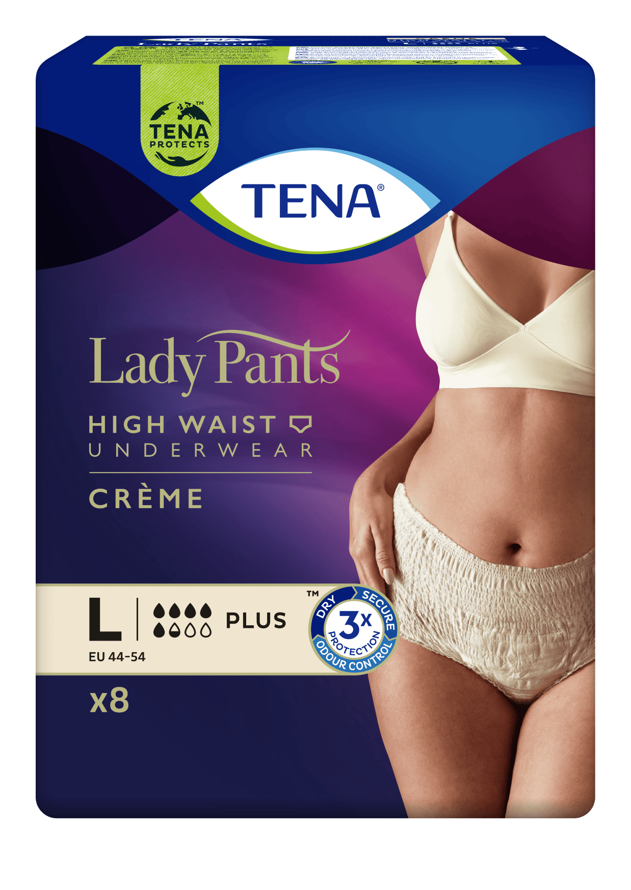 TENA LADY PANTS PLUS CREME LARGE TENA LADY PANTS PLUS CREME LARGE