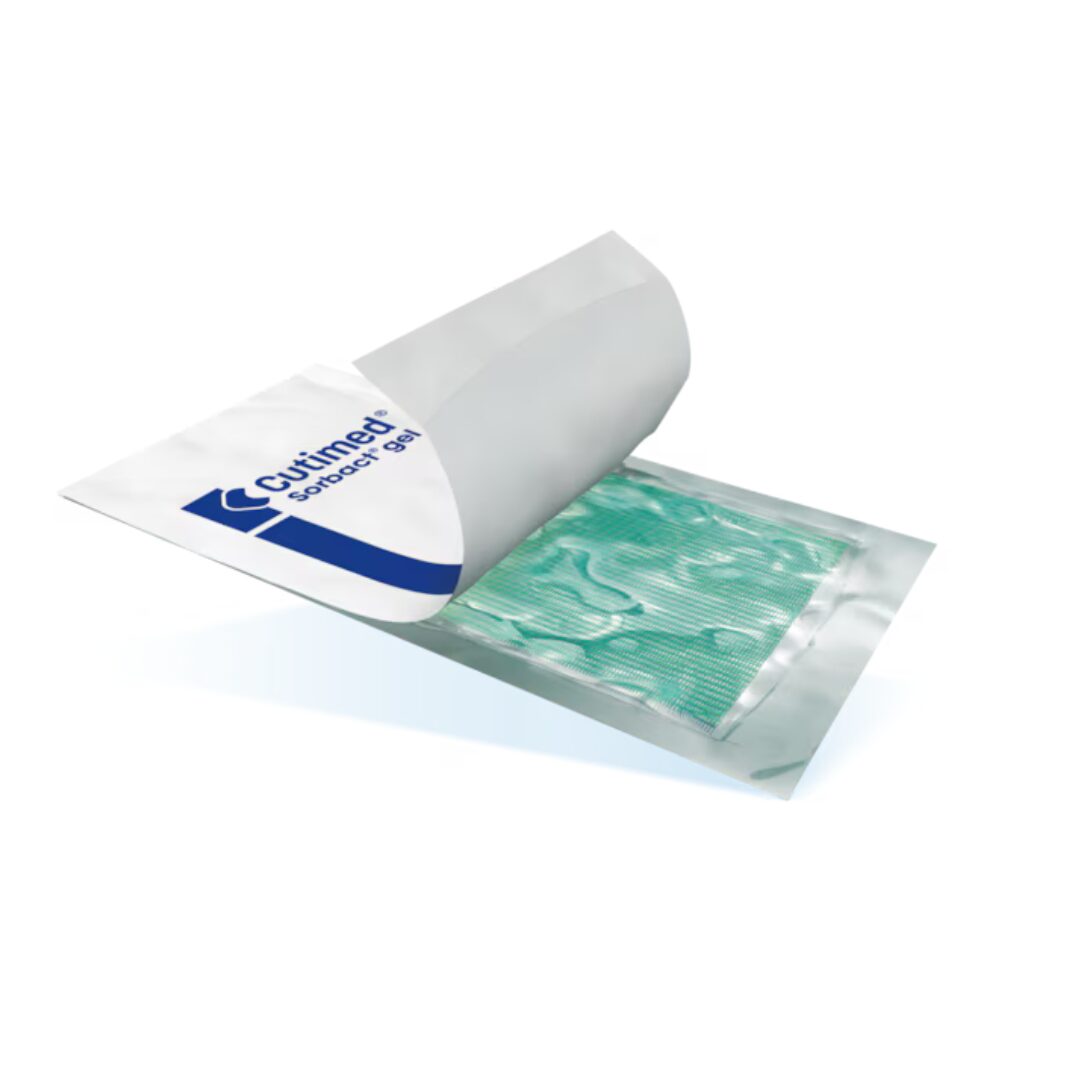 Cutimed Sorbact Hydro (gel) 7,5xcmx15cm antimikrobiální krytí sorbact s hydrogelem sterilní,10ks