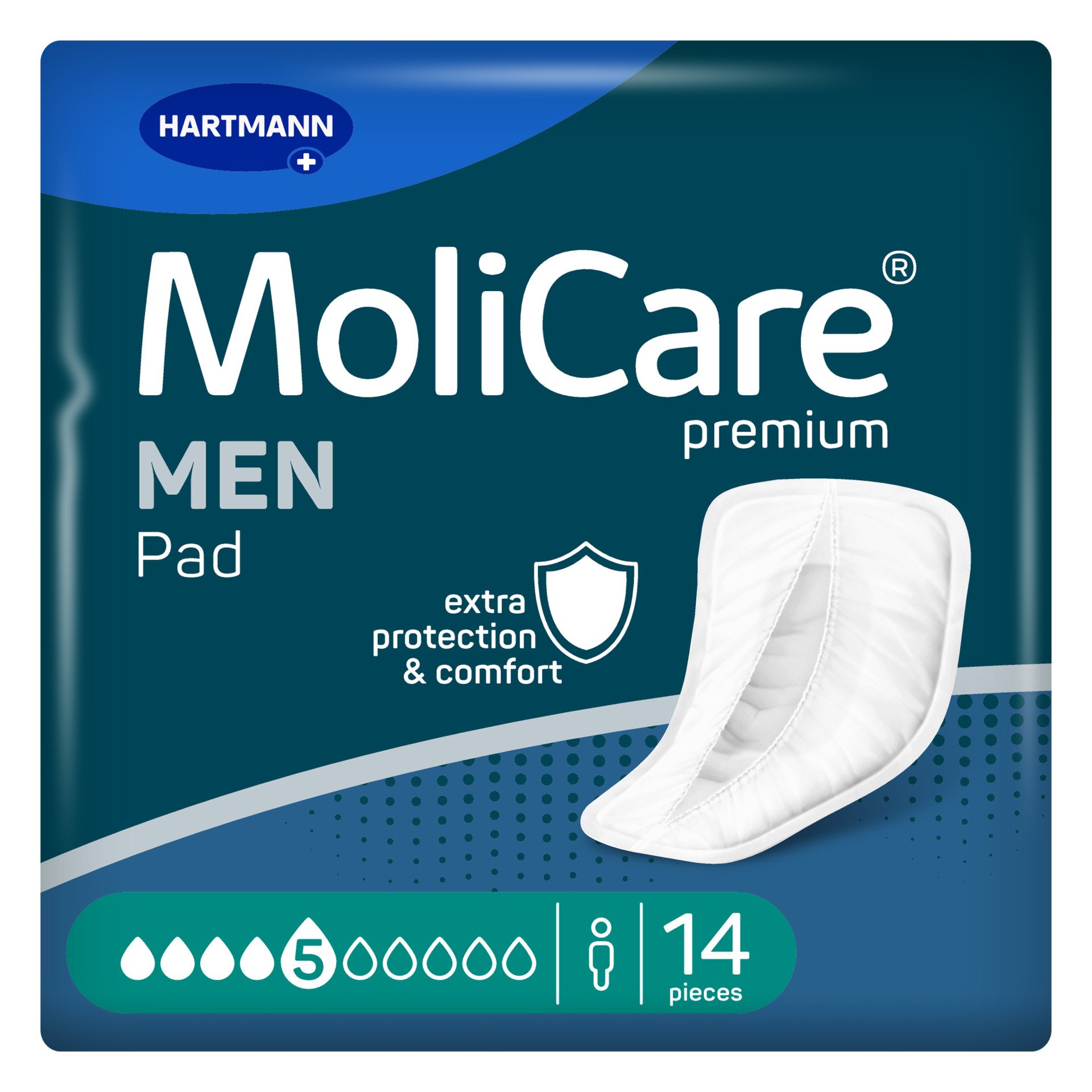 VLOŽKY ABSORPČNÍ MOLICARE MEN 5 KAPEK VLOŽKY ABSORPČNÍ MOLICARE MEN 5 KAPEK