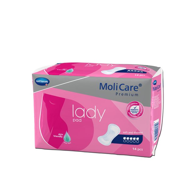 VLOŽKY ABSORPČNÍ MOLICARE LADY 5 KAPEK VLOŽKY ABSORPČNÍ MOLICARE LADY 5 KAPEK