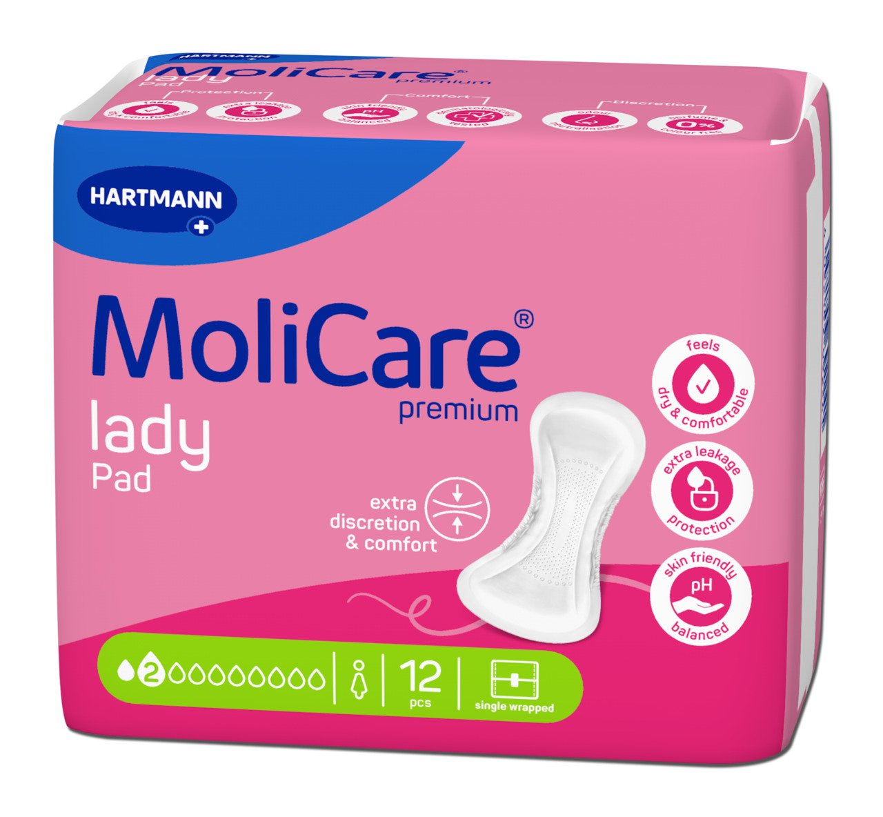 VLOŽKY ABSORPČNÍ MOLICARE LADY 2 KAPKY