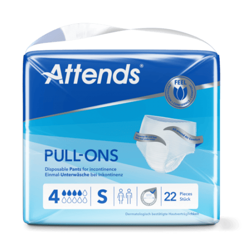 Attends Pull-Ons 4 S - Kalhotky natahovací absorpční 22 ks