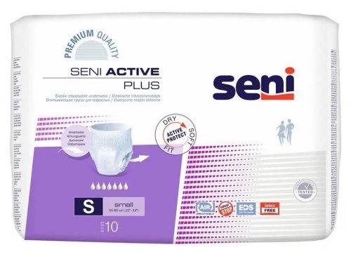 SENI Active Plus S - Kalhotky absorpční natahovací 10 ks