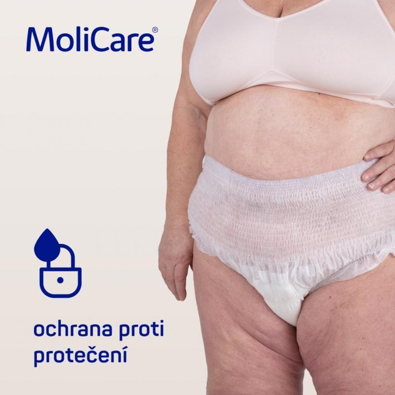 MoliCare Mobile 6 kapek XXL - Kalhotky natahovací absorpční prodyšné 14 ks