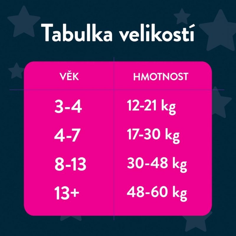 Huggies DryNites pro dívky 4-7 let, 17-30 kg - Natahovací kalhotky 10 ks