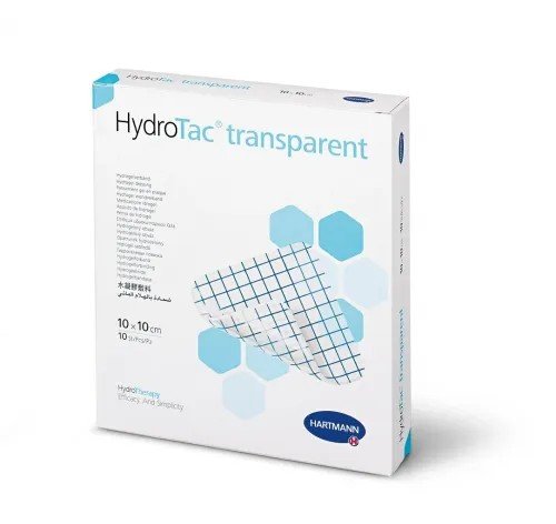 Krytí s Hydrogelem HydroTac Transparent 10 ks - 10 x 10 cm