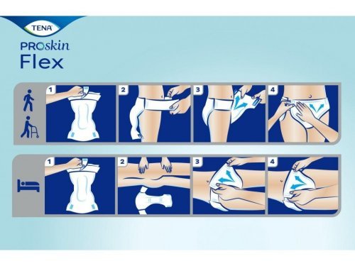 TENA Flex Super S - Kalhotky absorpční s pásem 30 ks
