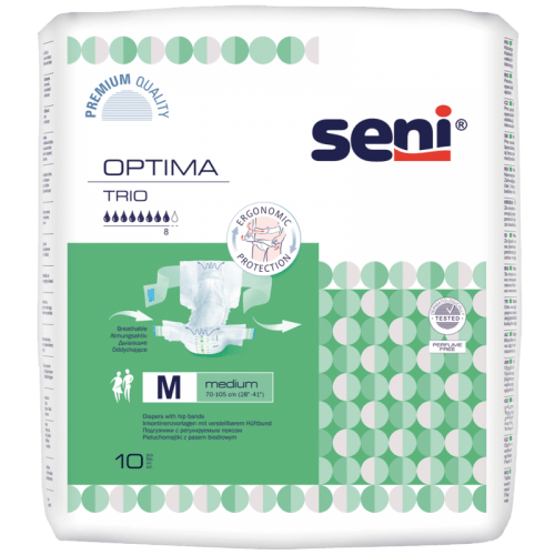 SENI Optima Trio M - Kalhotky absorpční s pásem noční 10 ks