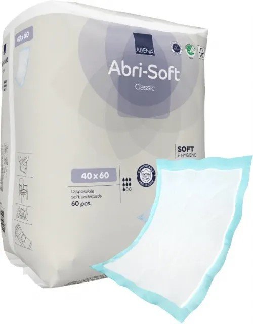 Abena Abri Soft Classic 40x60 cm - Podložky absorpční 60 ks