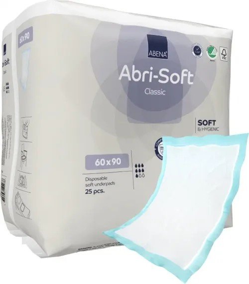 Abena Abri Soft Classic 60x90 cm - Podložky absorpční 25 ks