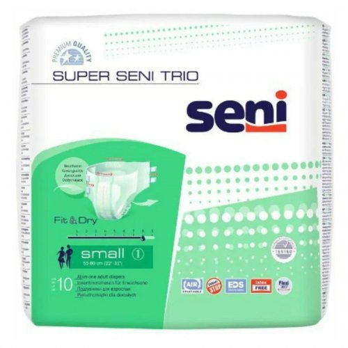 SENI Super Trio S - Kalhotky absorpční prodyšné vysoká savost 10 ks