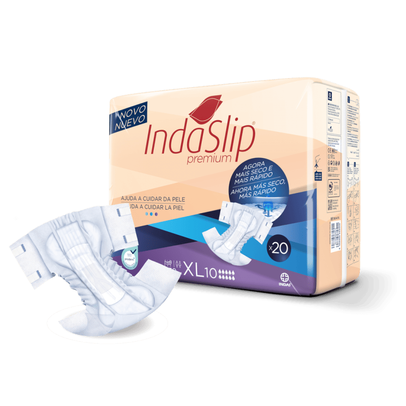 IndaSlip Premium XL10 - Kalhotky zalepovací absorpční, 20ks