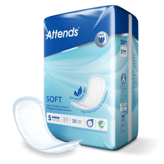 Attends Soft 5 - Vložky absorpční 38 ks