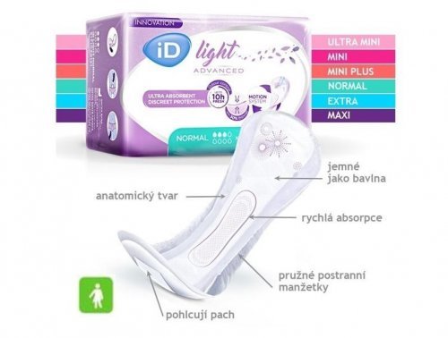 iD Light Mini Plus - Vložky absorpční jednotlivě balené 16 Ks