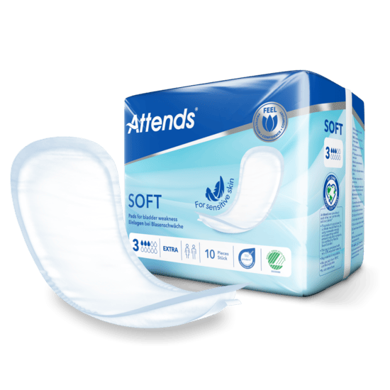 Attends Soft 3 Extra - Anatomicky tvarované pleny 30ks