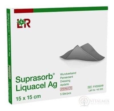 Suprasorb Liquacel Ag - 15cm x 15cm, 5ks