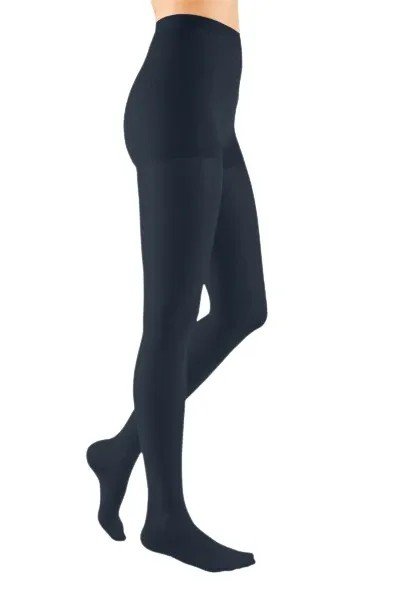 Punčochové dámské kalhoty mediven elegance (II.KT) - Velikost 1, barva navy, délka normal, se špicí Punčochové dámské kalhoty mediven elegance (II.KT) - Velikost 1, barva navy, délka normal, se špicí