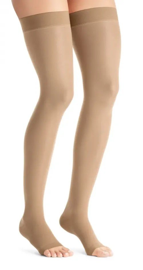 Kompresní stehenní punč. JOBST Ultra Sheer - II - Kratší délka, karamelová barva, bez špice Kompresní stehenní punč. JOBST Ultra Sheer - II - Kratší délka, karamelová barva, bez špice