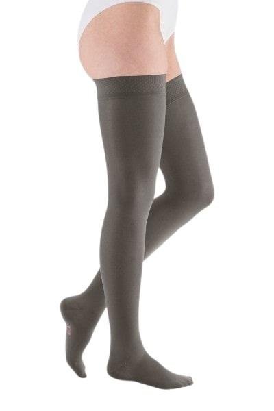 Stehenní punčochy mediven elegance II.KT - S lemem basic, velikost 7, barva grey, délka normal, se špicí Stehenní punčochy mediven elegance II.KT - S lemem basic, velikost 7, barva grey, délka normal, se špicí