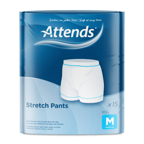 Attends Stretch Pants M - Kalhotky fixační s nohavičkami 1 ks Attends Stretch Pants M - Kalhotky fixační s nohavičkami 1 ks