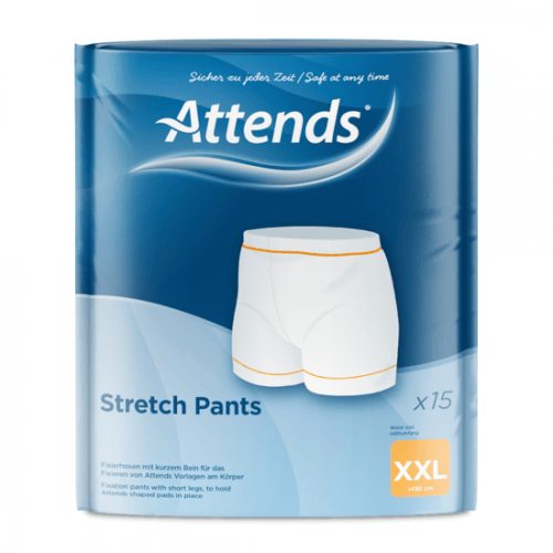 Attends Stretch Pants XXL - Kalhotky fixační s nohavičkami 1 k Attends Stretch Pants XXL - Kalhotky fixační s nohavičkami 1 k