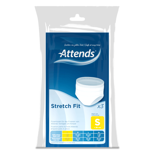 Attends Stretch Fit Pants S - Kalhotky fixační bez nohaviček 1 ks Attends Stretch Fit Pants S - Kalhotky fixační bez nohaviček 1 ks