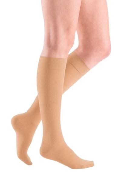 Lýtkové punčochy mediven elegance (II.KT) - Velikost 2, barva sand, délka normal, se špicí