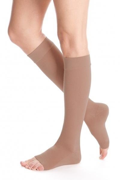 Lýtkové punčochy MAXIS COTTON (II.KT) - Velikost 1, barva bronz, délka krátká, bez špice Lýtkové punčochy MAXIS COTTON (II.KT) - Velikost 1, barva bronz, délka krátká, bez špice