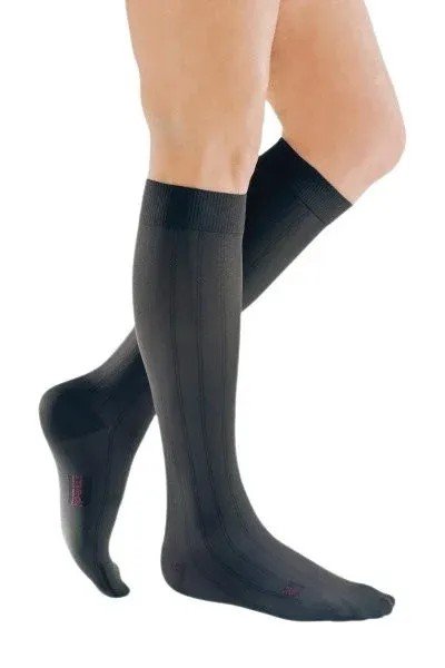 Lýtkové punčochy pro muže mediven for men (II.KT) - Velikost 1, barva anthracite, délka krátká