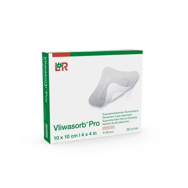 Vliwasorb Pro - 10 cm x 10 cm - 10 ks