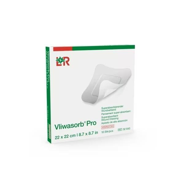Vliwasorb Pro - 22 x 22 cm - 10 ks