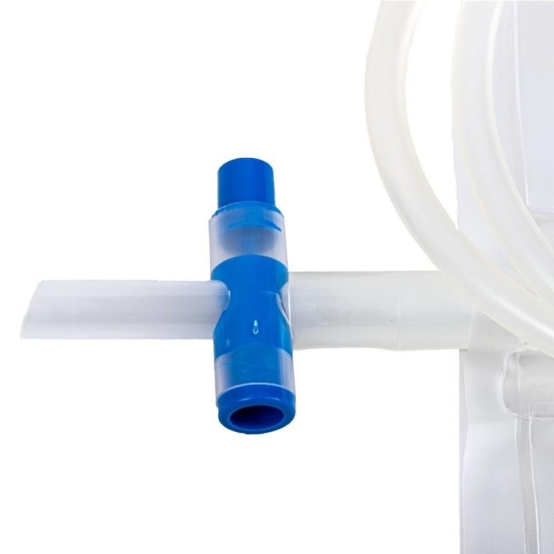 Urinální sáček s dolní křížovou výpustí - 2000 ml, délka hadice 120 cm, sterilní, 10ks