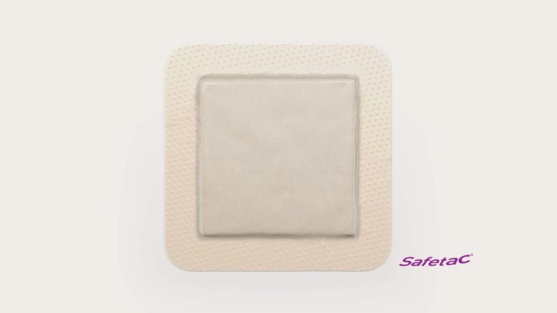 Mepilex Border Ag, 17 x 20 cm, 5 ks - Antimikrobiální krytí s technologií Safetac