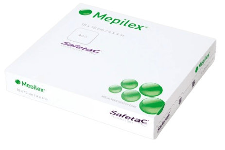 Mepilex, 20 x 20 cm, 5 ks - Absorpční pěnové krytí k léčbě chronických a akutních ran
