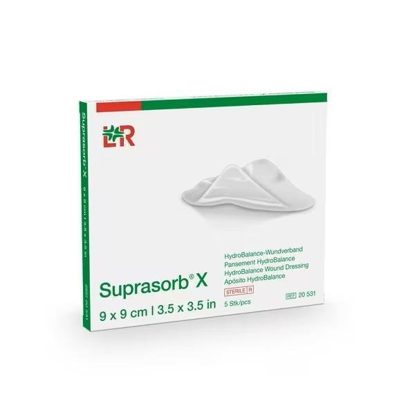 Krytí Hydrobalanční Suprasorb X - 9 x 9 cm - 5ks
