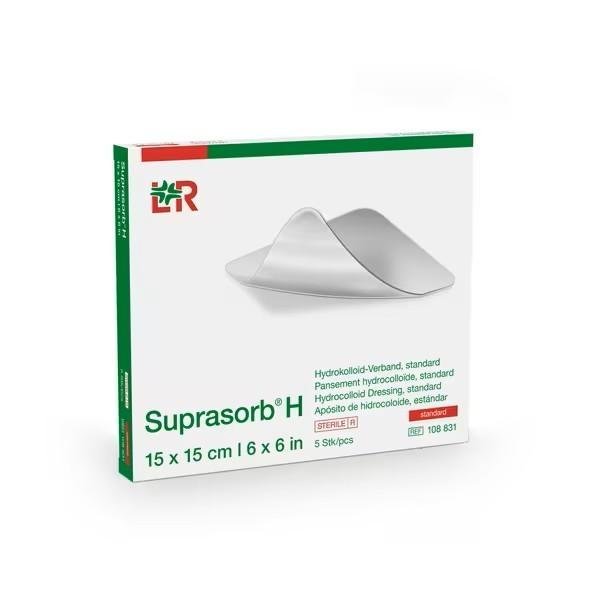 Krytí Hydrokoloidní Suprasorb H  Dünn - 15 x 15 cm, 5 ks