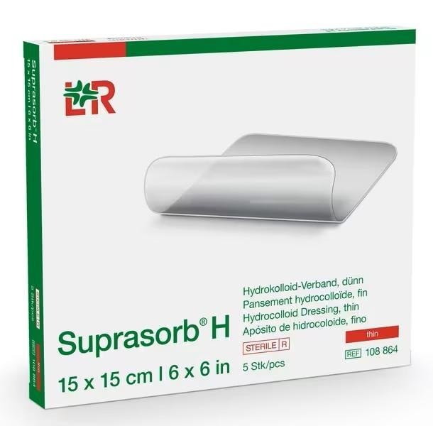 Krytí Hydrokoloidní Suprasorb H Standard - 15 x 15 cm, 5ks