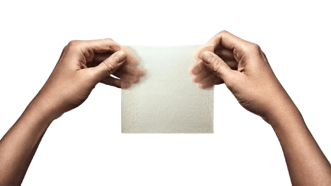Exufiber Ag+, 5 cm x 5 cm, 10ks - Antimikrobiální absorpční krytí z hydrovlákna