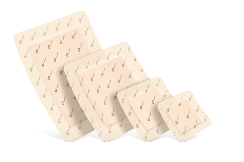 Suprasorb P Sensitive, Border - 12,5 x 12,5 cm - 10ks