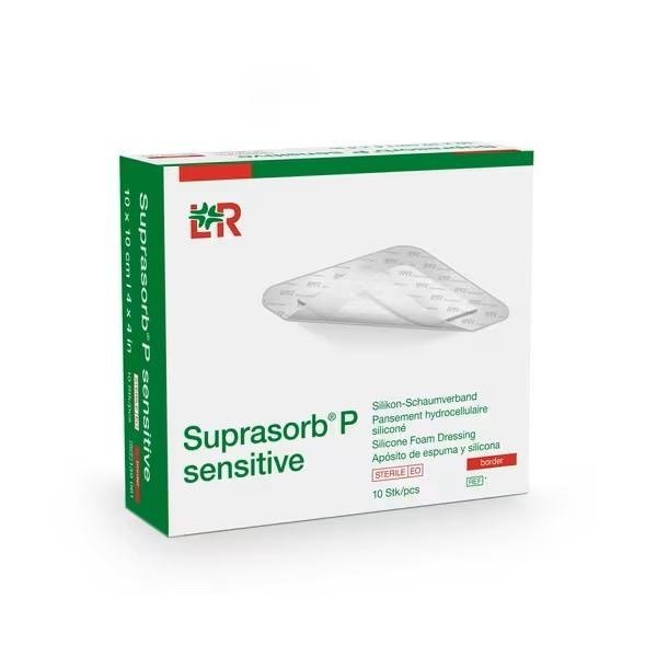 Suprasorb P Sensitive, Border Lite - 5 x 10 cm - 10ks