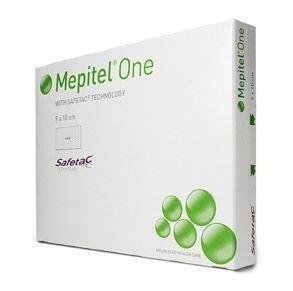 Mepitel One - 9 x 10 cm - Silikonová mřížka, neadherentní k ráně, safetac technologie, 5 ks